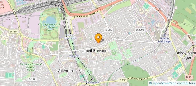 localisation de l'entreprise MADAME SYLENE PREDILUS à LIMEIL-BREVANNES
