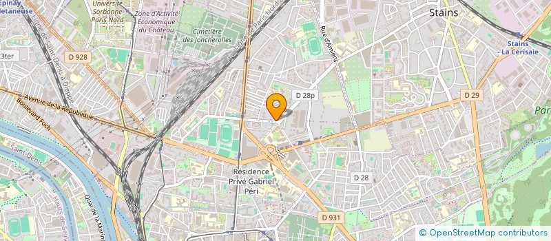 localisation de l'entreprise MADAME SYLIA AMZAL  SAINT-DENIS