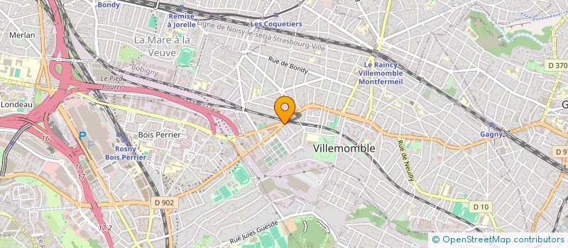 localisation de l'entreprise MADAME SYLIA HAMACHA  LES PAVILLONS-SOUS-BOIS