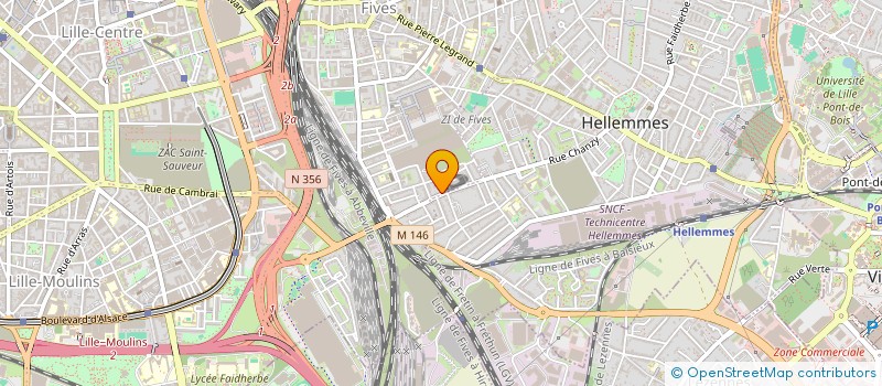 localisation de l'entreprise MADAME SYLIA SERDJANE à LILLE