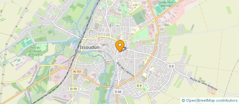 localisation de l'entreprise MADAME SYLIA SLAHDJI à ISSOUDUN