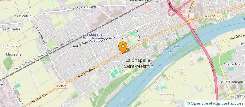 localisation de l'entreprise MADAME SYLIANE DEZERT  LA CHAPELLE-SAINT-MESMIN