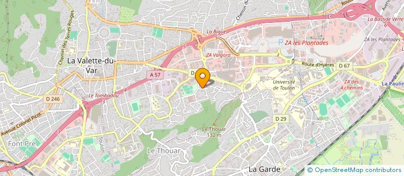 localisation de l'entreprise MADAME SYLIVIE RIGOLLOT à LA VALETTE-DU-VAR