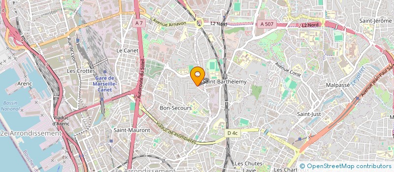 localisation de l'entreprise MADAME SYLLA NANDO à MARSEILLE