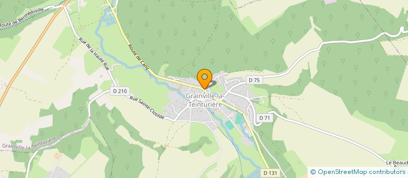 localisation de l'entreprise MADAME SYLLIA PORET  GRAINVILLE-LA-TEINTURIERE