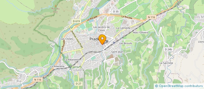 localisation de l'entreprise MADAME SYLVAINE ALEIX à PRADES