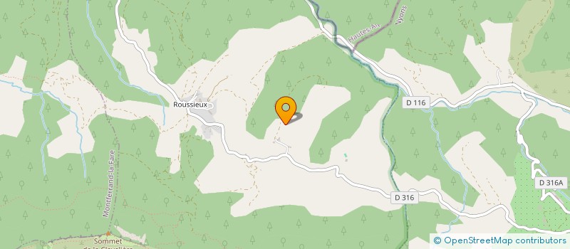 localisation de l'entreprise MADAME SYLVAINE BEC  ROUSSIEUX