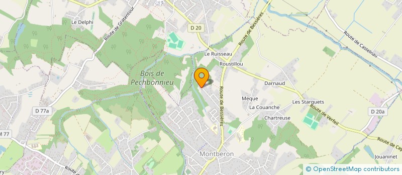 localisation de l'entreprise MADAME SYLVAINE BILLOT  MONTBERON