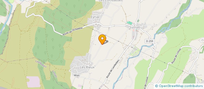 localisation de l'entreprise MADAME SYLVAINE BOIRON  LUSSAS