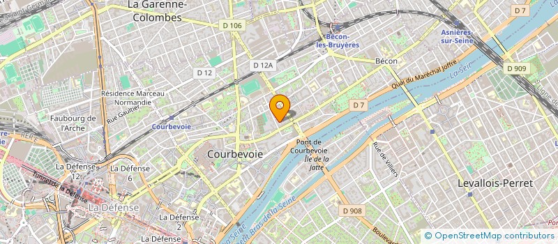 localisation de l'entreprise MADAME SYLVAINE BOISHARDY à COURBEVOIE