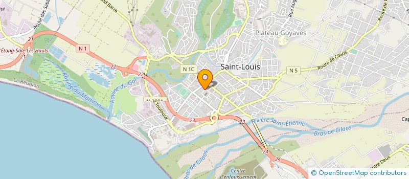 localisation de l'entreprise MADAME SYLVAINE BOQUI-QUENI à SAINT-LOUIS