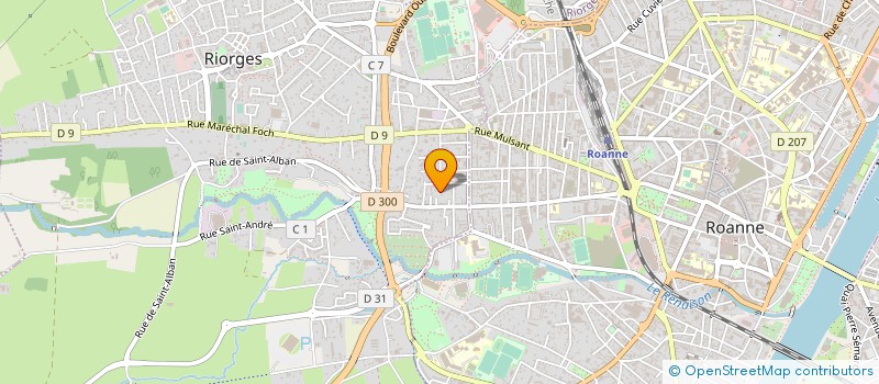 localisation de l'entreprise MADAME SYLVAINE BOUDOT à RIORGES