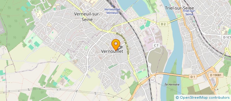 localisation de l'entreprise MADAME SYLVAINE BOUFFARD à VERNOUILLET