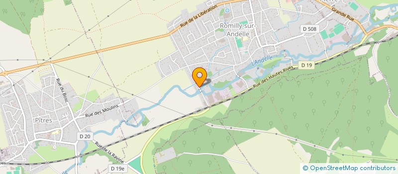 localisation de l'entreprise MADAME SYLVAINE BRISSET  ROMILLY-SUR-ANDELLE