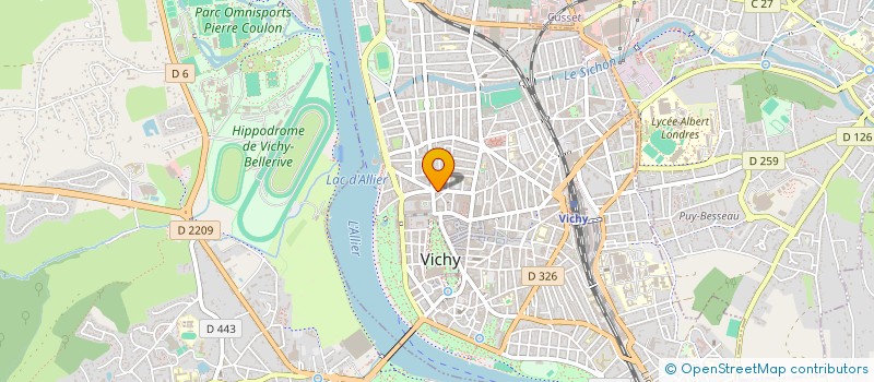 localisation de l'entreprise MADAME SYLVAINE CHARASSE à VICHY