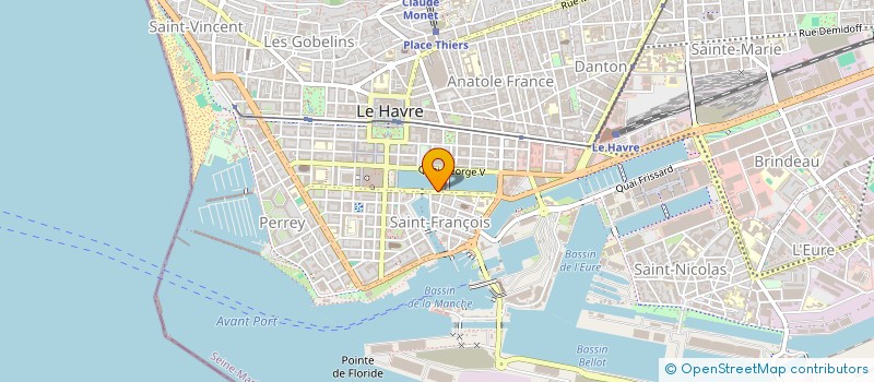 localisation de l'entreprise MADAME SYLVAINE CHEVAL  LE HAVRE