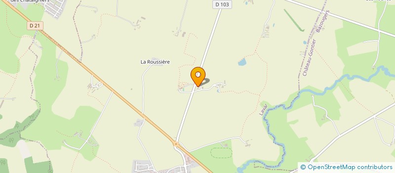 localisation de l'entreprise MADAME SYLVAINE CHOPIN  PARNE-SUR-ROC