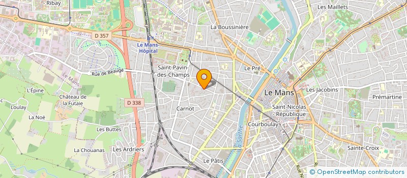 localisation de l'entreprise MADAME SYLVAINE COULAIS à LE MANS