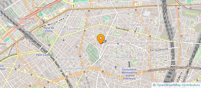 localisation de l'entreprise MADAME SYLVAINE DHION  PARIS