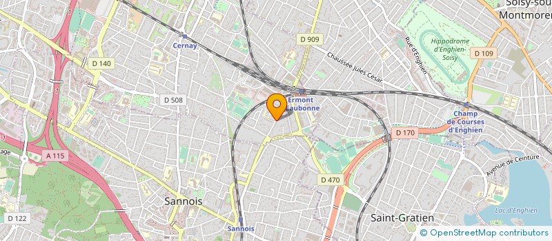 localisation de l'entreprise MADAME SYLVAINE DUMARQUEZ à ERMONT