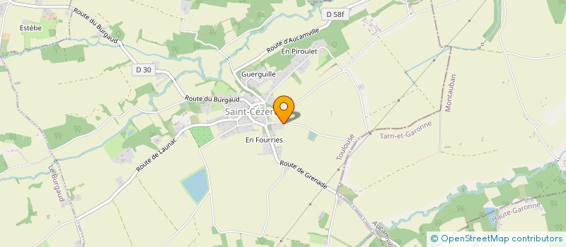 localisation de l'entreprise MADAME SYLVAINE FABRY  SAINT-CEZERT