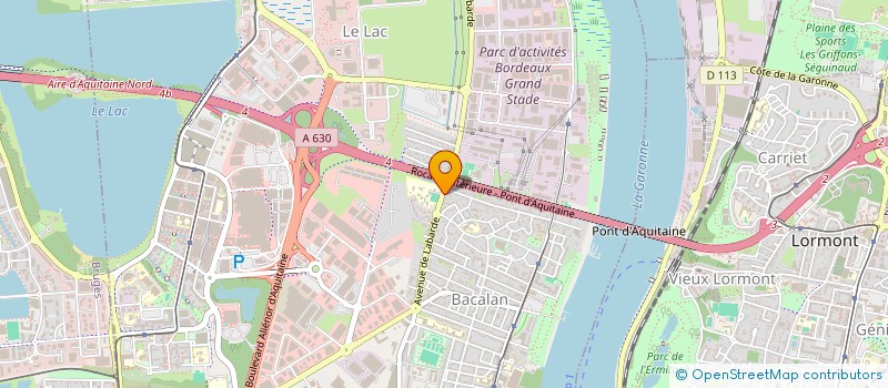 localisation de l'entreprise MADAME SYLVAINE FAGES  BORDEAUX