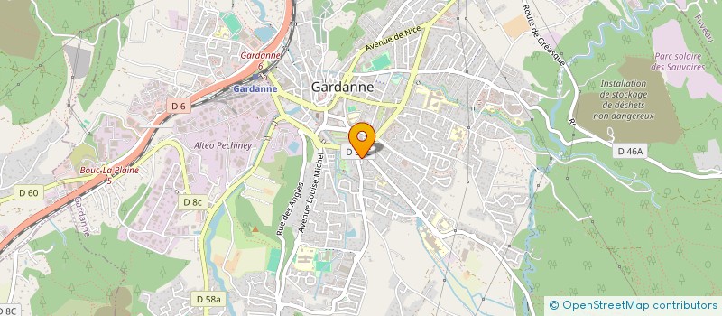 localisation de l'entreprise MADAME SYLVAINE FUCHS  GARDANNE