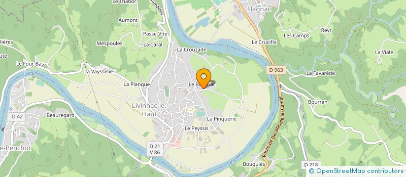 localisation de l'entreprise MADAME SYLVAINE GAUDU à CONQUES-EN-ROUERGUE