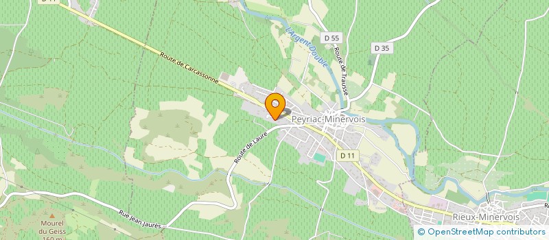 localisation de l'entreprise MADAME SYLVAINE GONZALEZ à RIEUX-MINERVOIS
