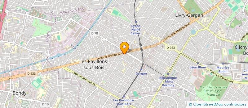 localisation de l'entreprise MADAME SYLVAINE GUILLONNEAU  LES PAVILLONS-SOUS-BOIS