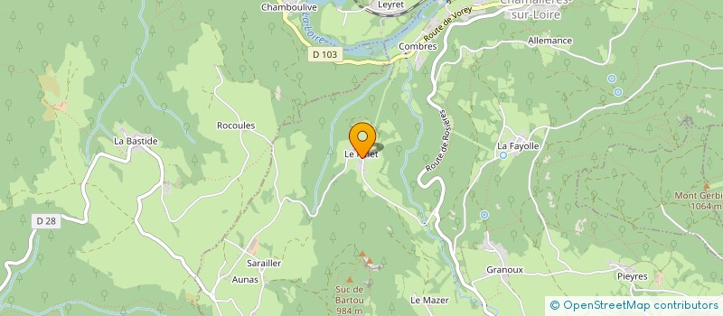 localisation de l'entreprise MADAME SYLVAINE HASSE  CHAMALIERES-SUR-LOIRE