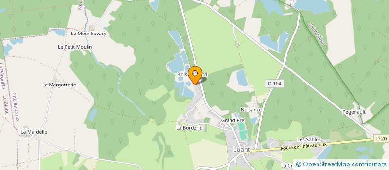 localisation de l'entreprise MADAME SYLVAINE JAMMOT à LUANT
