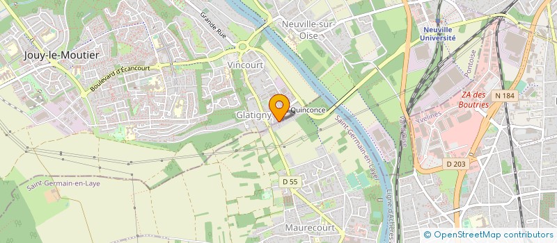 localisation de l'entreprise MADAME SYLVAINE LAFORGUE à JOUY-LE-MOUTIER