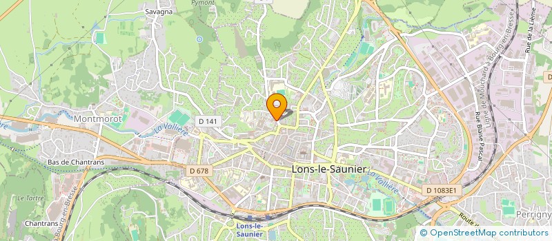 localisation de l'entreprise MADAME SYLVAINE LAUNAY à LONS-LE-SAUNIER