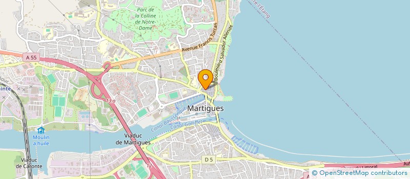 localisation de l'entreprise MADAME SYLVAINE MARINO à MARTIGUES