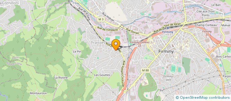 localisation de l'entreprise MADAME SYLVAINE PHILIBERT  FRAISSES