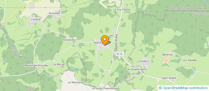 localisation de l'entreprise MADAME SYLVAINE POLENAS  SAINT-MARTIN-SAINTE-CATHERINE