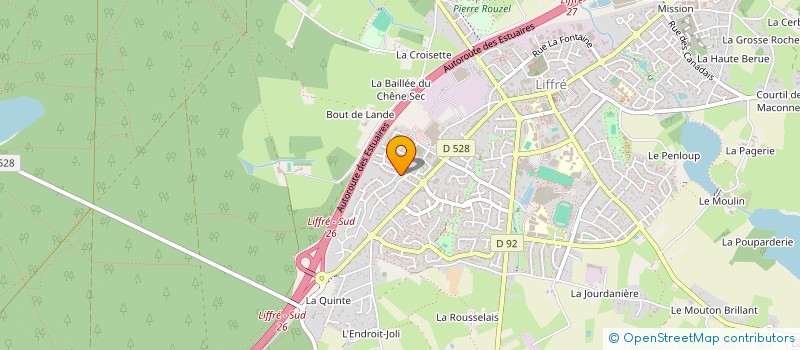 localisation de l'entreprise MADAME SYLVAINE SEURAT  LIFFRE