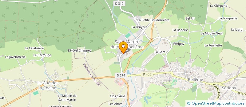 localisation de l'entreprise MADAME SYLVAINE SIMIER à SAINT-MARTIN-DU-VIEUX-BELLEME