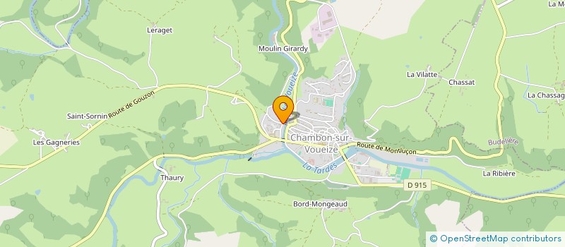 localisation de l'entreprise MADAME SYLVAINE STEINER à CHAMBON-SUR-VOUEIZE