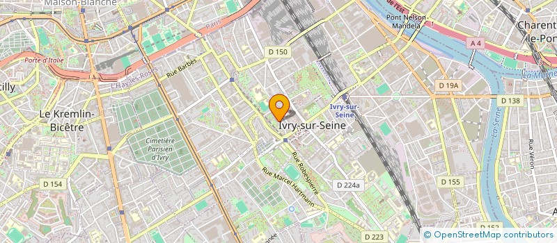 localisation de l'entreprise MADAME SYLVAINE XECH  IVRY-SUR-SEINE