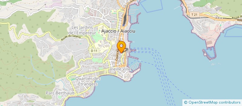 localisation de l'entreprise MADAME SYLVANA ADORNI à AJACCIO
