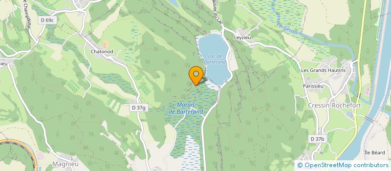 localisation de l'entreprise MADAME SYLVANA CARRE  VIRIGNIN