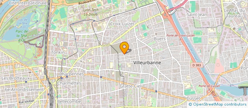 localisation de l'entreprise MADAME SYLVANA COSENTINO  VILLEURBANNE