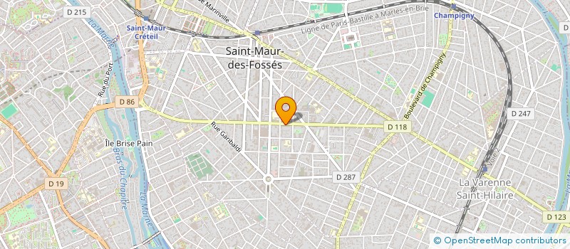 localisation de l'entreprise MADAME SYLVANA DUPRAT à SAINT-MAUR-DES-FOSSES
