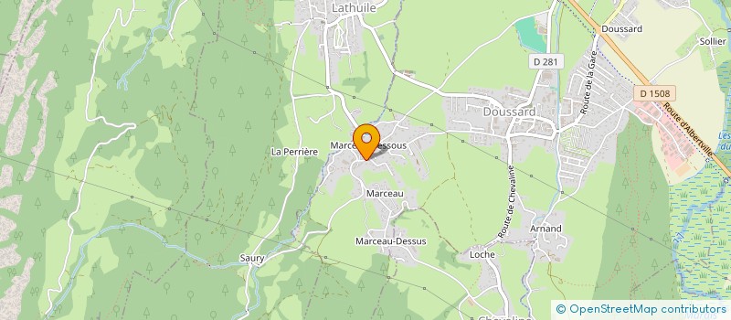 localisation de l'entreprise MADAME SYLVANA LAUTIER  VAL DE CHAISE