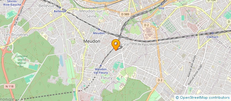 localisation de l'entreprise MADAME SYLVANA LOBOFF à MEUDON