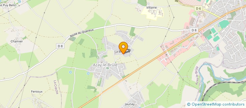 localisation de l'entreprise MADAME SYLVANIE BODET  AZAY-LE-BRULE