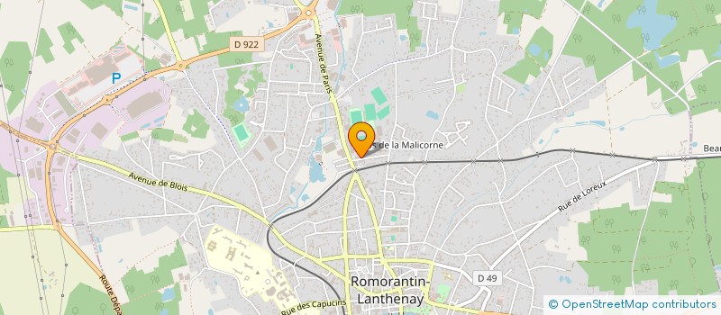 localisation de l'entreprise MADAME SYLVANIE DOS SANTOS  JOUE-LES-TOURS