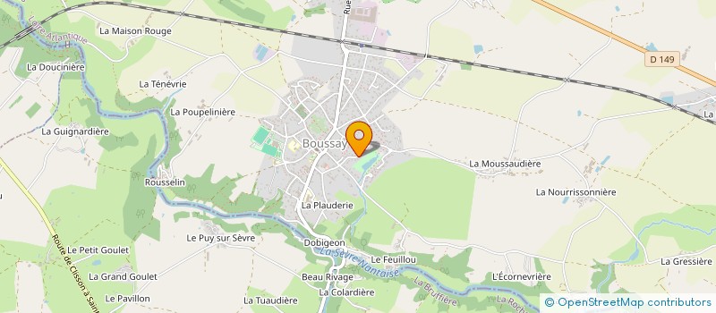 localisation de l'entreprise MADAME SYLVANIE POIRIER  BOUSSAY